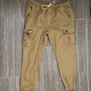 jogger pants /size38/ Tan color/